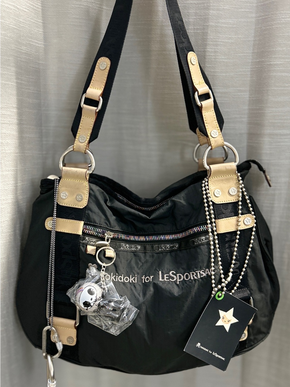 Vintage tokidoki for LeSportsac Notte Buon Viaggio Bag + NIP Qee & Tag
